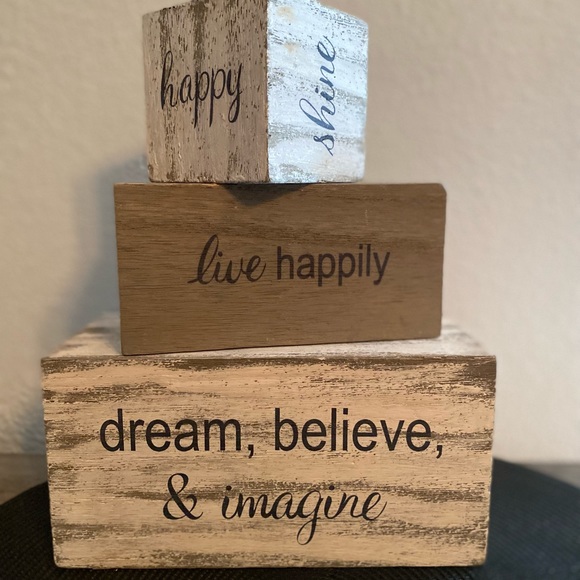 Home Decor Blocks Set - Picture 2 of 3